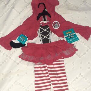 New! SPIRIT Halloween costume Red Riding hood deluxe-Baby GIRLS SIZE 6-12M